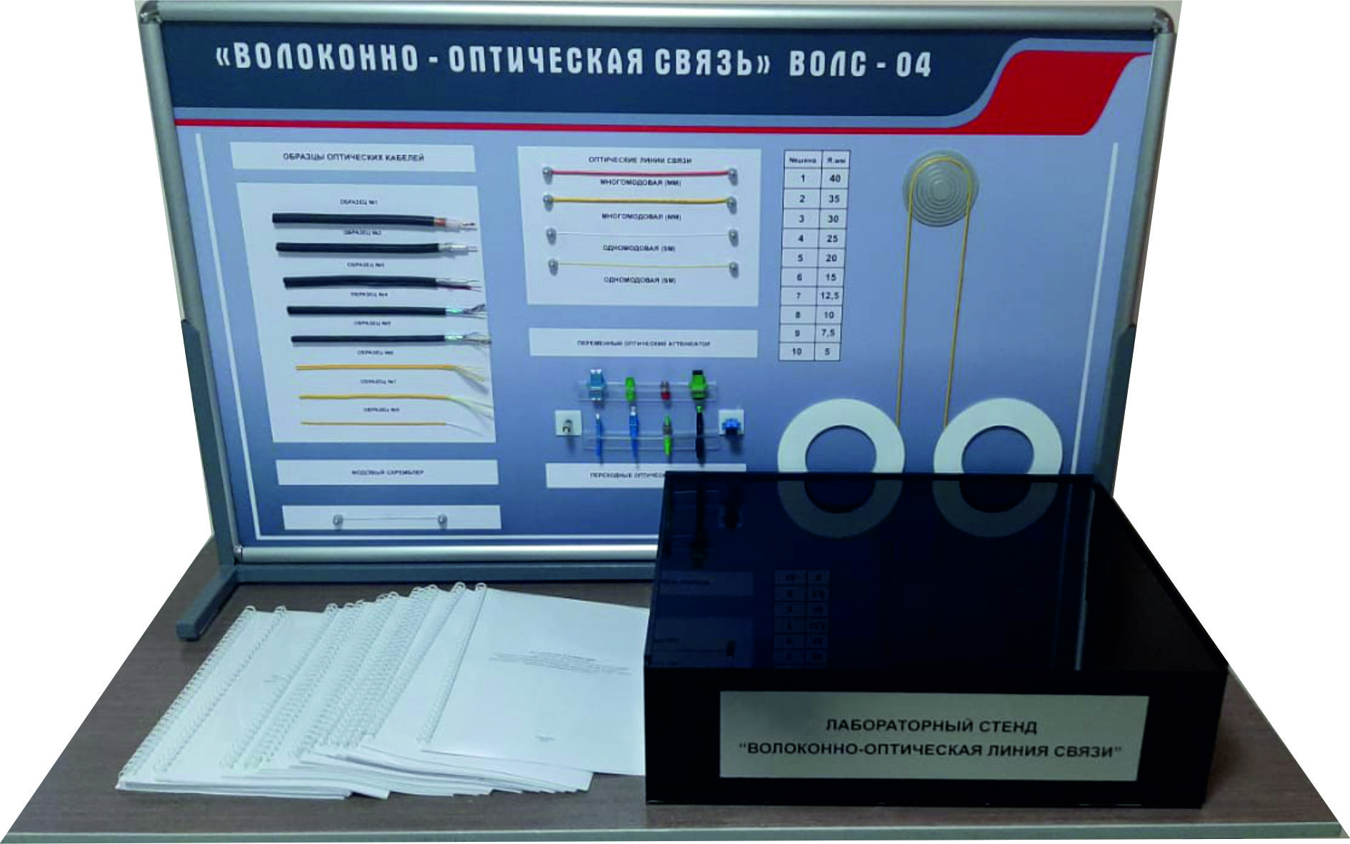 Лабораторный стенд «Волоконно-оптическая связь» ВОЛС-04